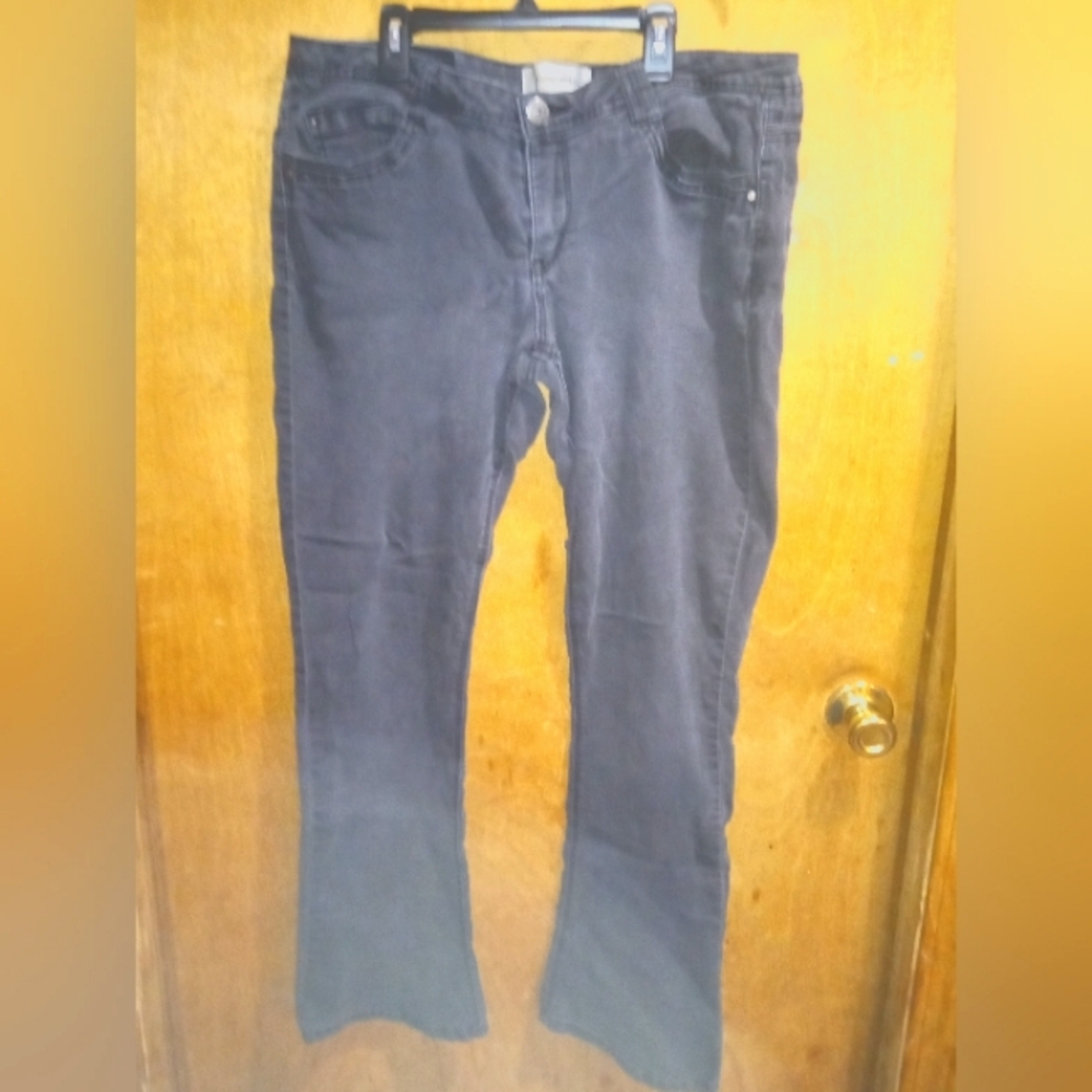 Black Flared Jeans